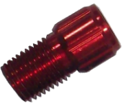 Presta to Schrader Valve Adapter - Red