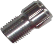 Presta to Schrader Valve Adapter - Silver