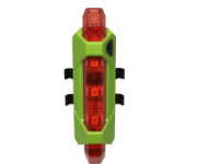 iLUMENOX  USB Rechargeable Safety Light (Red Light) -  Grass Green