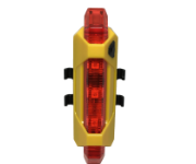 iLUMENOX  USB Rechargeable Safety Light (Red Light) - Yellow