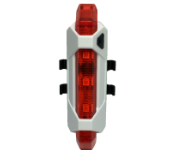 iLUMENOX  USB Rechargeable Safety Light (Red LED)- White