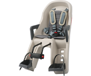Polisport Guppy Mini 前座型嬰幼兒座椅(奶油/灰)