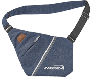 IBERA Slimline Sling Bag (Blue)