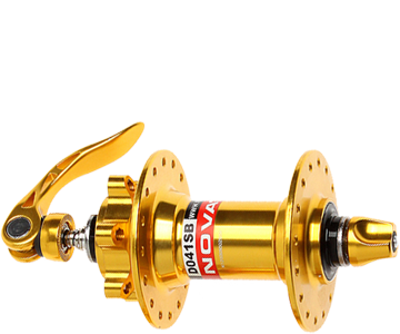 Novatec 28 Holes Disc Front Hub - Gold