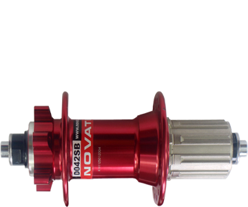 Novatec 28 Holes Disc Rear Hub - Red