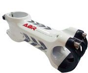 ABR Aluminum Bicycle Stem - White ( 90 mm )