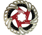 BRAKCO Cooling Floating Rotor - Silver mix Red ( With Patent )