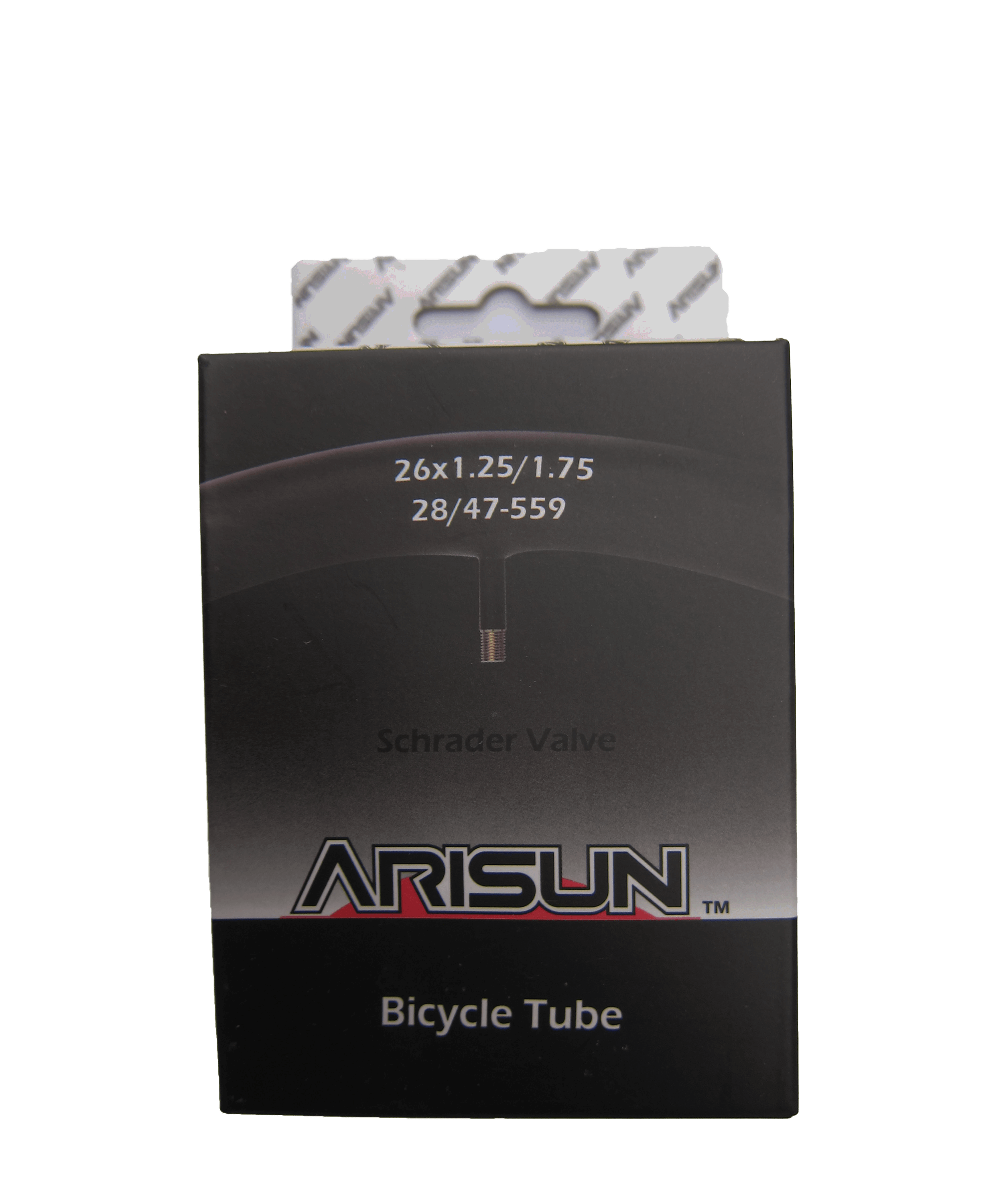 ARISUN 26x1.25-1.75 Cycling Inner Tube - Schrader Valve