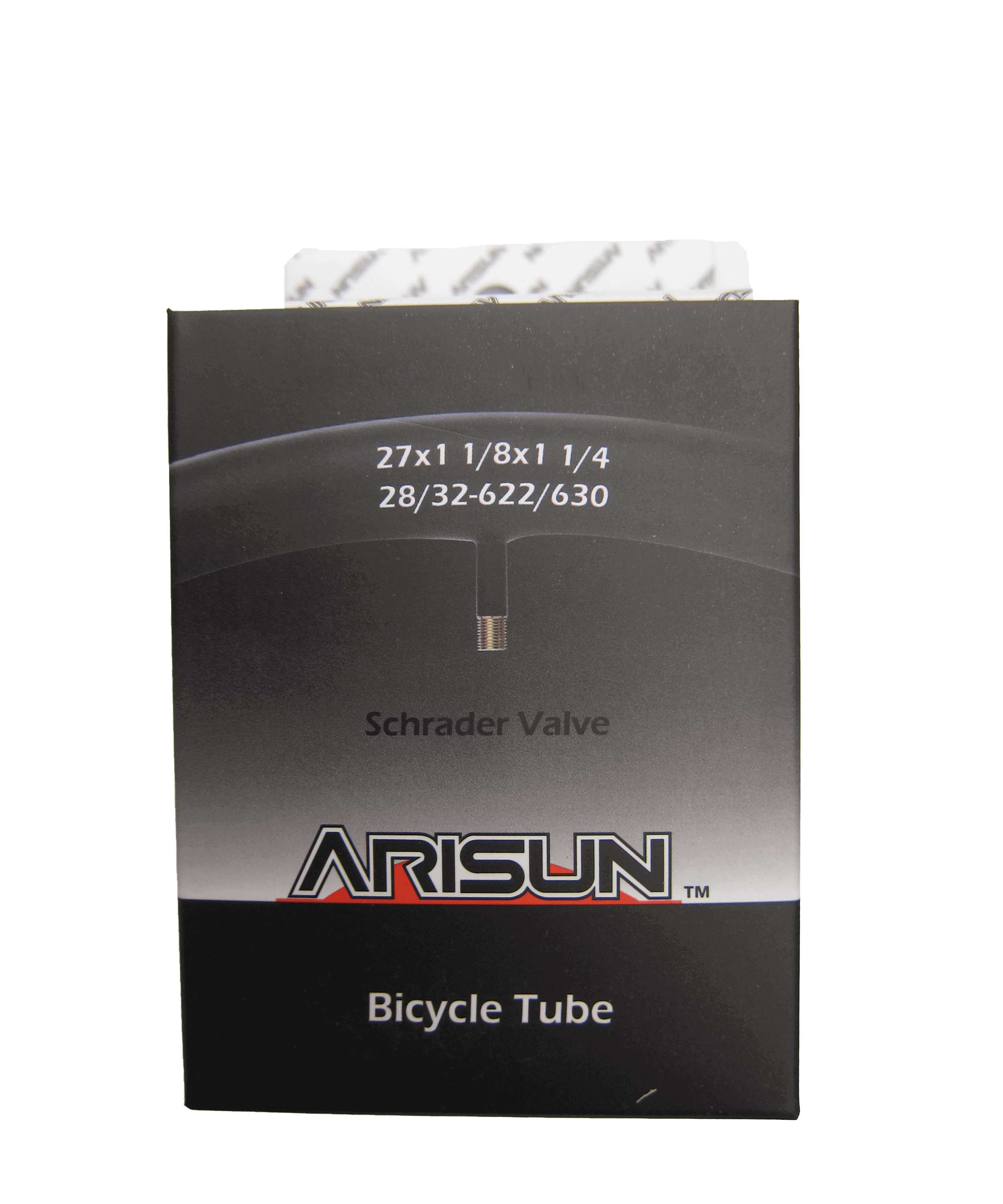 ARISUN 27x1-1/8-1-1/4 Cycling Inner Tube - Schrader Valve