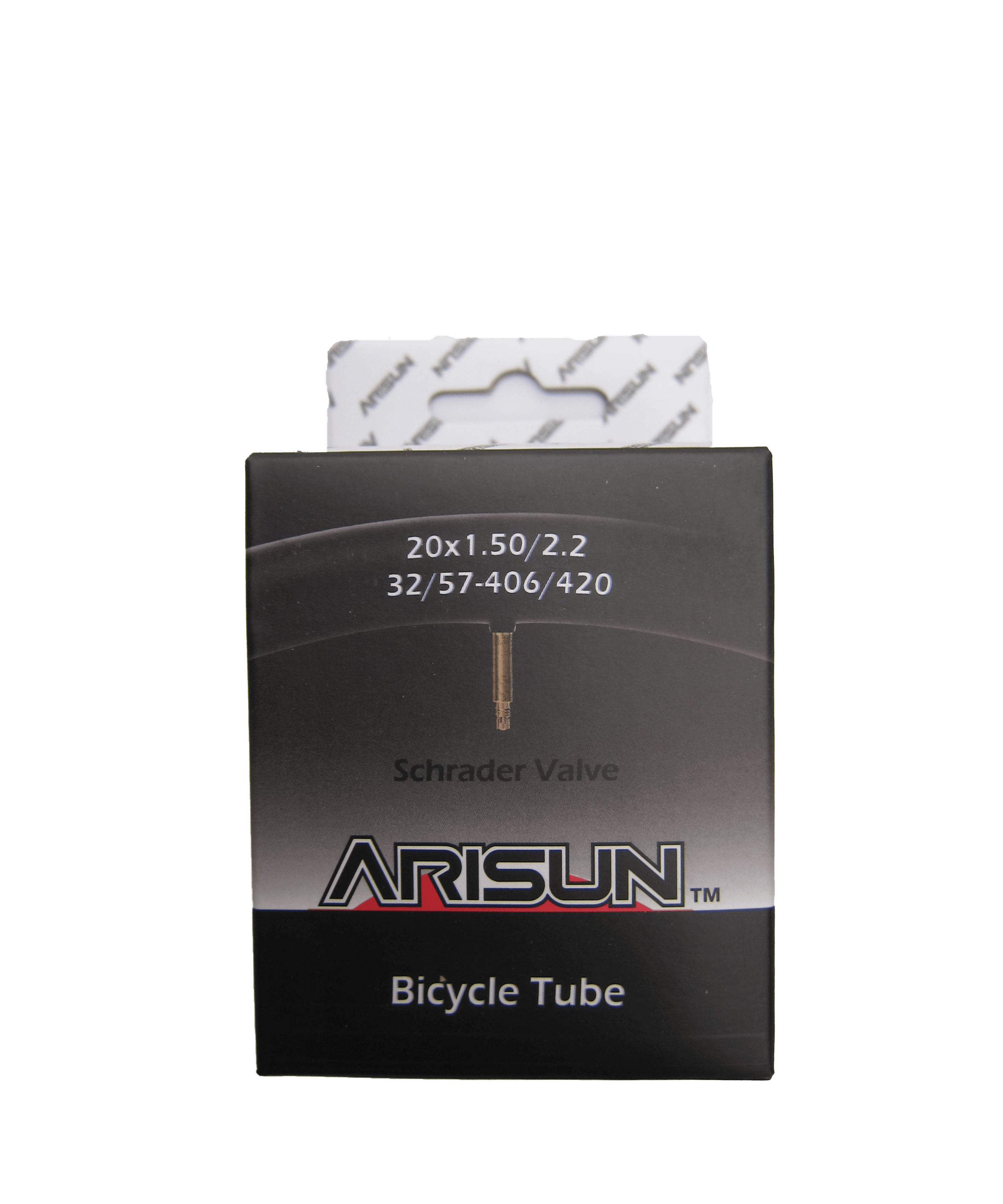 ARISUN 20x1.5-2.2 Cycling Inner Tube - Schrader Valve
