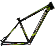 MARSPRO 650B Bicycle Frame ( Black mix Green 15")