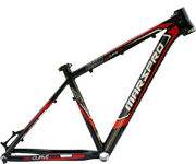 MARSPRO 650B Bicycle Frame ( Black mix Red 15")