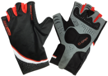 Cooling Half Finger Cycling Gloves - Black